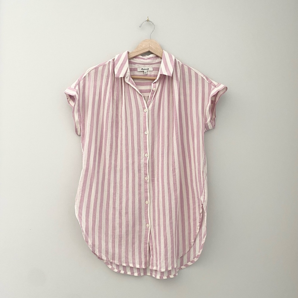 ❗️LAST CALL❗️Madewell Cotton Button Down - Short Sleeve